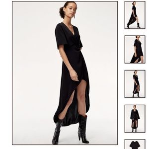 Babaton Aritzia Jedd High Low Dress